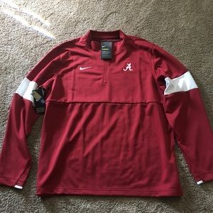 Alabama Nike Dri-Fit quarter zip.